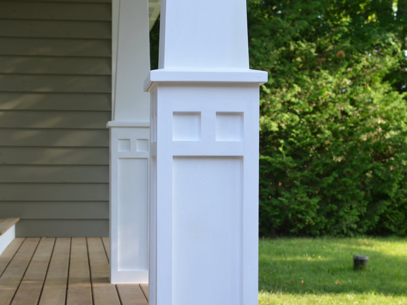 How To Make Craftsman Style Tapered Columns IBUILDIT.CA